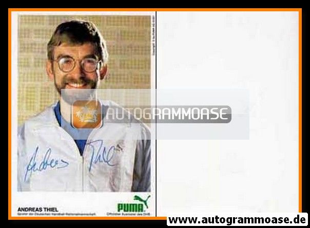 Autogramm Handball | DHB Deutschland | 1990er Puma | Andreas THIEL