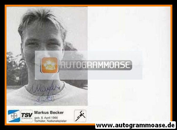 Autogramm Handball | TSV Bayer Dormagen | 1990er SW | Markus BECKER