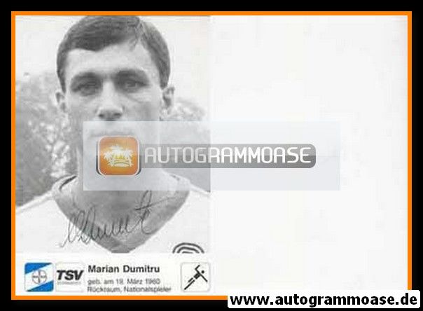 Autogramm Handball | TSV Bayer Dormagen | 1990er SW | Marian DUMITRU