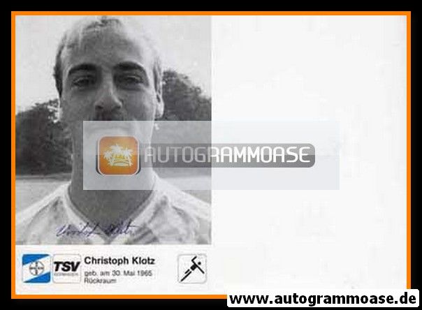 Autogramm Handball | TSV Bayer Dormagen | 1990er SW | Christoph KLOTZ