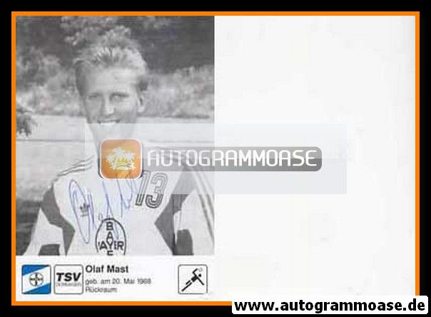 Autogramm Handball | TSV Bayer Dormagen | 1990er SW | Olaf MAST
