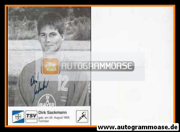Autogramm Handball | TSV Bayer Dormagen | 1990er SW | Dirk SACKMANN