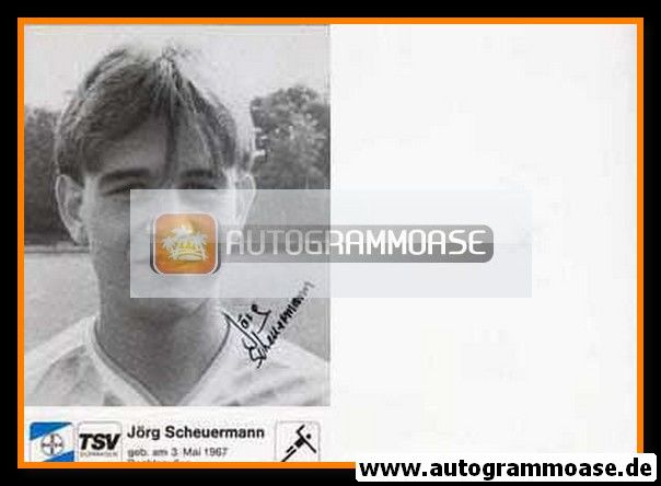 Autogramm Handball | TSV Bayer Dormagen | 1990er SW | Jörg SCHEUERMANN (1)