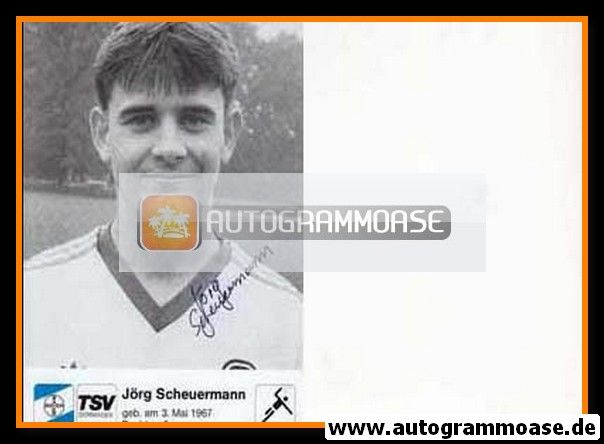 Autogramm Handball | TSV Bayer Dormagen | 1990er SW | Jörg SCHEUERMANN (2)