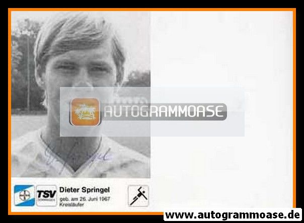 Autogramm Handball | TSV Bayer Dormagen | 1990er SW | Dieter SPRINGEL