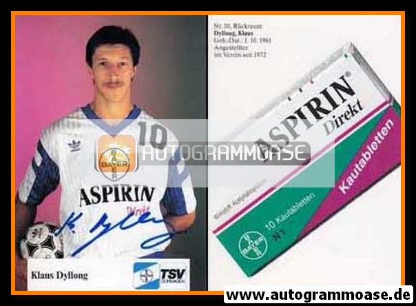 Autogramm Handball | TSV Bayer Dormagen | 1992 | Klaus DYLLONG