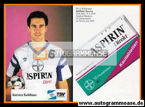 Autogramm Handball | TSV Bayer Dormagen | 1992 | Karsten KOHLHAAS