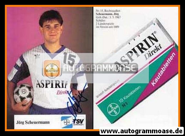 Autogramm Handball | TSV Bayer Dormagen | 1992 | Jörg SCHEUERMANN
