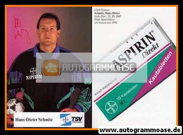 Autogramm Handball | TSV Bayer Dormagen | 1992 | Hans-Dieter SCHMITZ