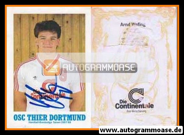 Autogramm Handball | OSC Thier Dortmund | 1987 | Arnd WEFING
