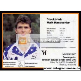 Autogramm Handball | HSG TURU Düsseldorf | 1992 | Maik HANDSCHKE