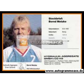 Autogramm Handball | HSG TURU Düsseldorf | 1992 | Bernd METZKE