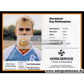 Autogramm Handball | HSG TURU Düsseldorf | 1992 | Kay ROTHENPIELER