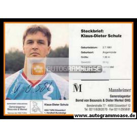 Autogramm Handball | HSG TURU Düsseldorf | 1992 | Klaus-Dieter SCHULZ