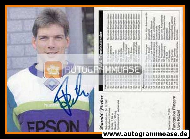 Autogramm Handball | HSG TURU Düsseldorf | 1991 | Harald FISCHER