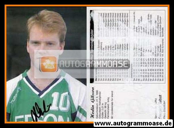 Autogramm Handball | HSG TURU Düsseldorf | 1991 | Hedin GILSSON