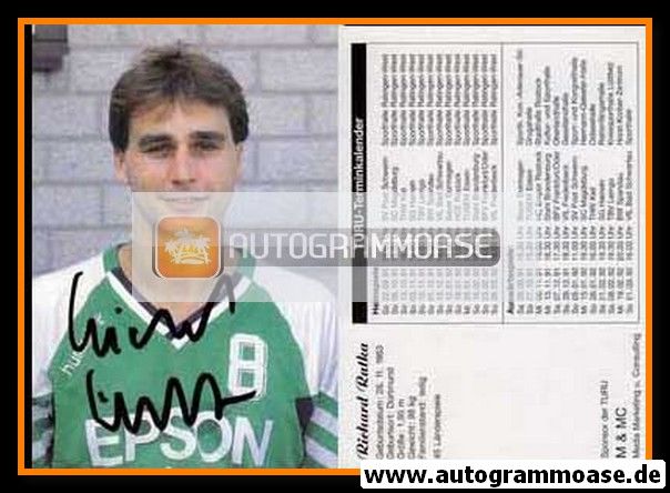 Autogramm Handball | HSG TURU Düsseldorf | 1991 | Richard RATKA