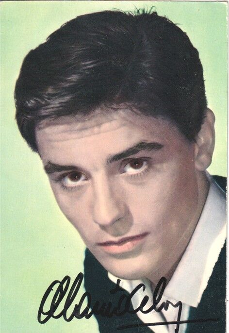 Autogramm Film (FR) | Alain DELON | 1960er (Portrait Color)
