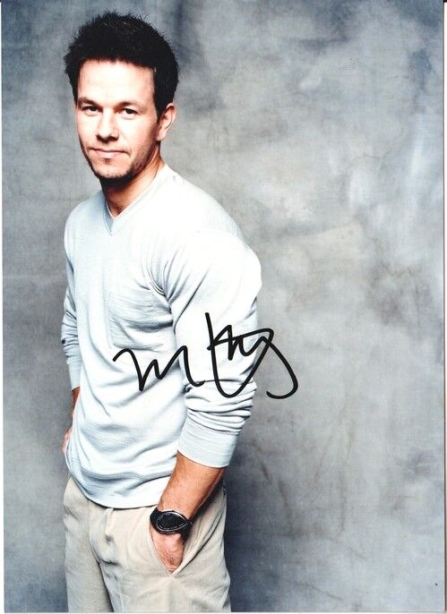 Autogramm Film (USA) | Mark WAHLBERG | 2007 Foto (Portrait Color XM)
