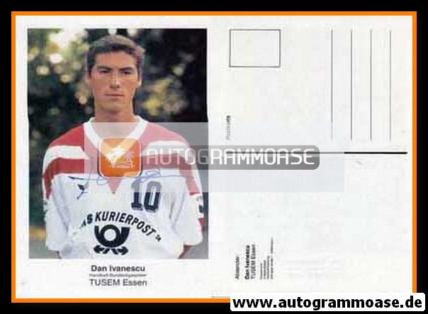 Autogramm Handball | TUSEM Essen | 1990er EMS | Dan IVANESCU