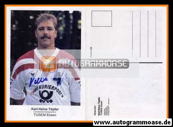 Autogramm Handball | TUSEM Essen | 1990er EMS | Karl-Heinz TÖPFER