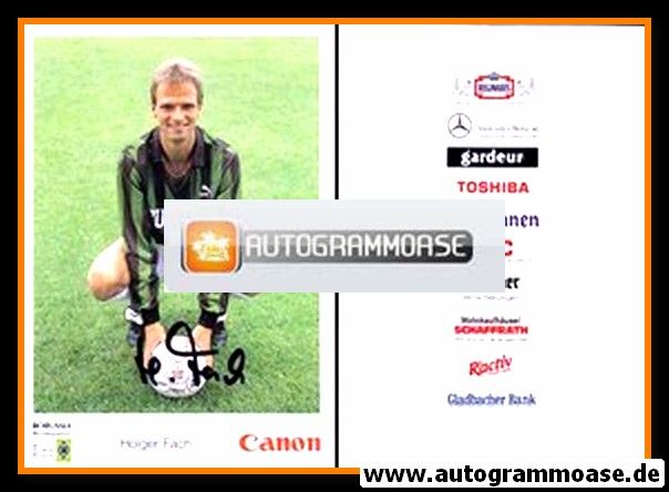 Autogramm Fussball | Borussia M&ouml;nchengladbach | 1991 | Holger FACH