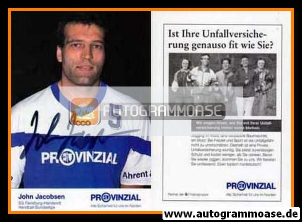 Autogramm Handball | SG Flensburg-Handewitt | 1993 | John JACOBSEN