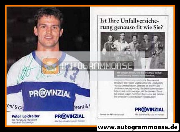 Autogramm Handball | SG Flensburg-Handewitt | 1993 | Peter LEIDREITER
