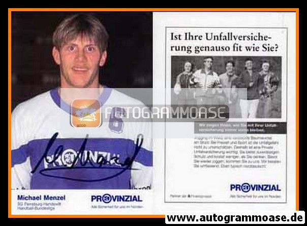 Autogramm Handball | SG Flensburg-Handewitt | 1993 | Michael MENZEL