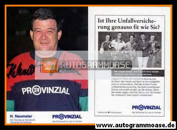 Autogramm Handball | SG Flensburg-Handewitt | 1993 | Helmut NEUMEIER