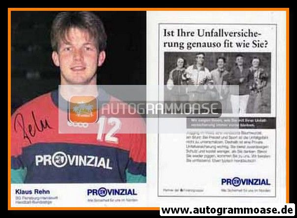 Autogramm Handball | SG Flensburg-Handewitt | 1993 | Klaus REHN