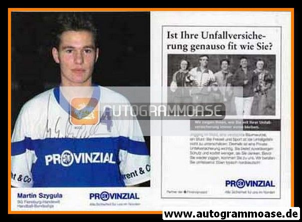 Autogramm Handball | SG Flensburg-Handewitt | 1993 | Martin SZYGULA