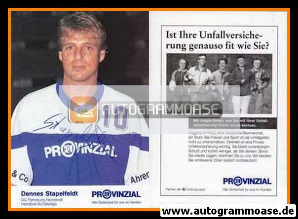 Autogramm Handball | SG Flensburg-Handewitt | 1993 | Dennes STAPELFELDT