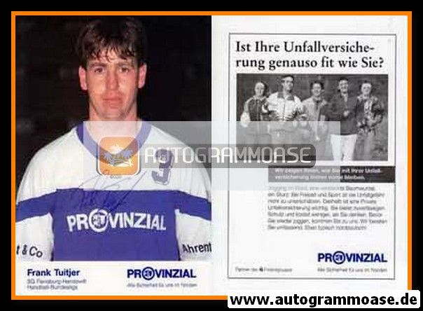 Autogramm Handball | SG Flensburg-Handewitt | 1993 | Frank TUITJER