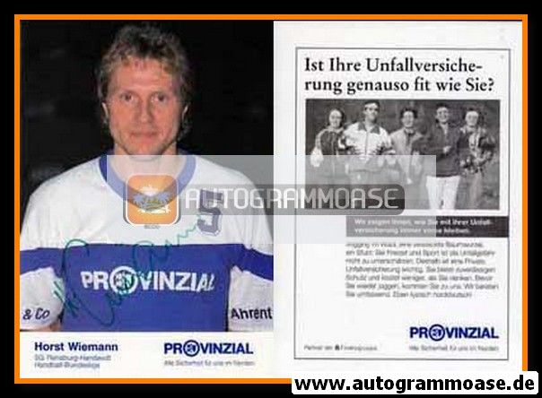 Autogramm Handball | SG Flensburg-Handewitt | 1993 | Horst WIEMANN