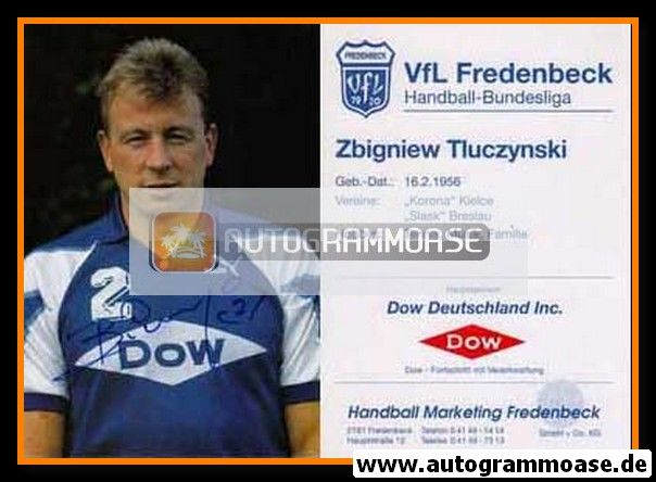 Autogramm Handball | VfL Fredenbeck | 1991 | Zbigniew TLUCZYNSKI