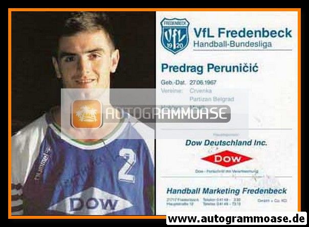 Autogramm Handball | VfL Fredenbeck | 1993 | Predrag PERUNICIC