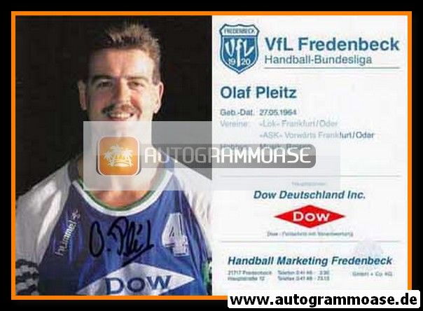 Autogramm Handball | VfL Fredenbeck | 1993 | Olaf PLEITZ