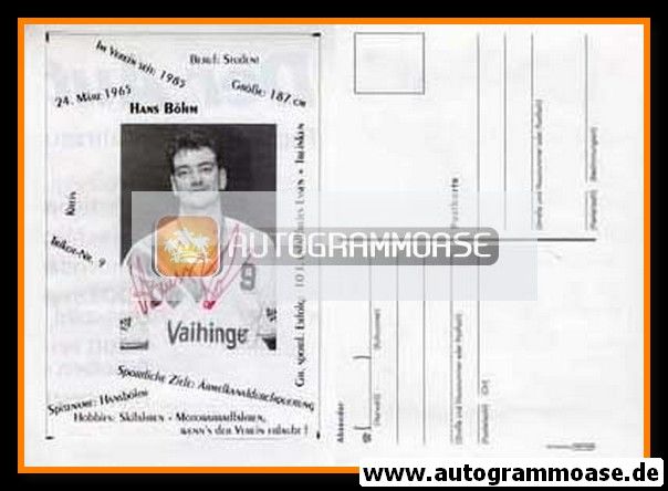 Autogramm Handball | Frisch Auf! Göppingen | 1993 | Hans BÖHM