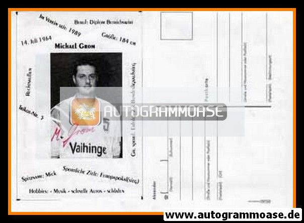 Autogramm Handball | Frisch Auf! Göppingen | 1993 | Michael GROM