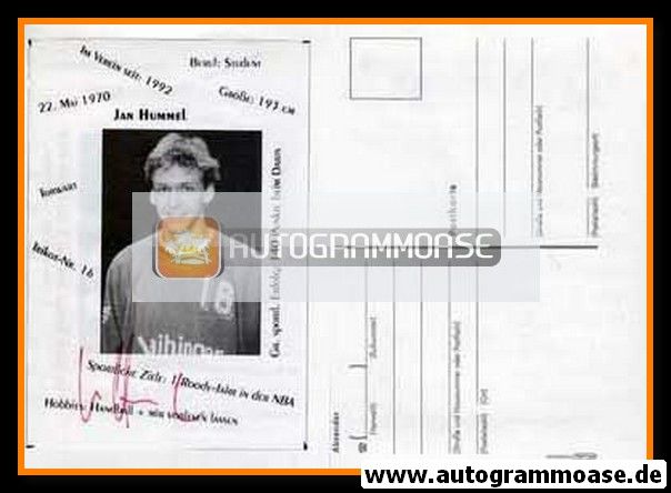 Autogramm Handball | Frisch Auf! Göppingen | 1993 | Jan HUMMEL