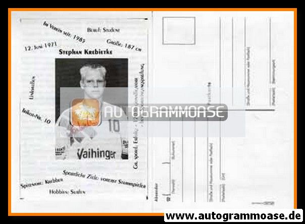 Autogramm Handball | Frisch Auf! Göppingen | 1993 | Stephan KREBIETKE