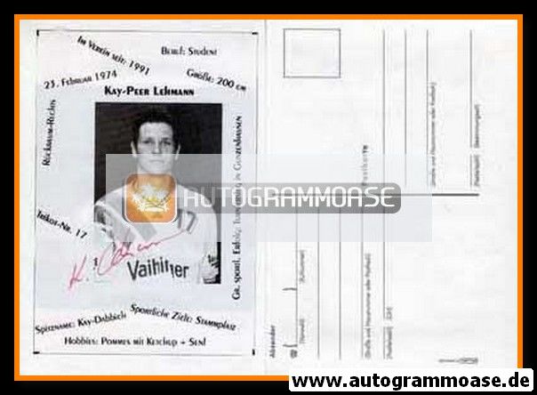 Autogramm Handball | Frisch Auf! Göppingen | 1993 | Kay-Peer LEHMANN