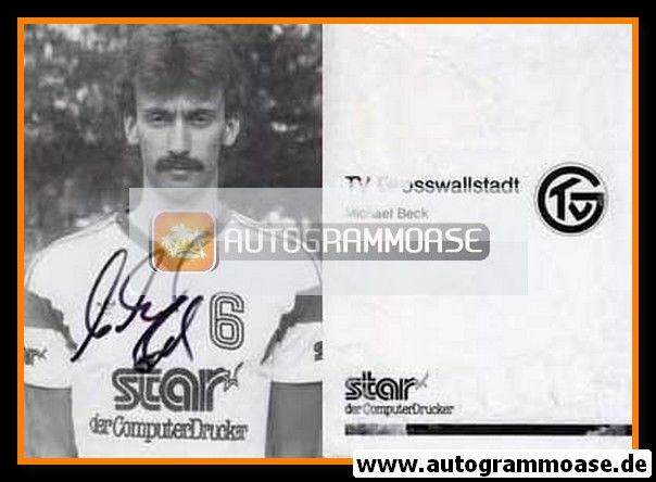 Autogramm Handball | TV Grosswallstadt | 1989 | Michael BECK