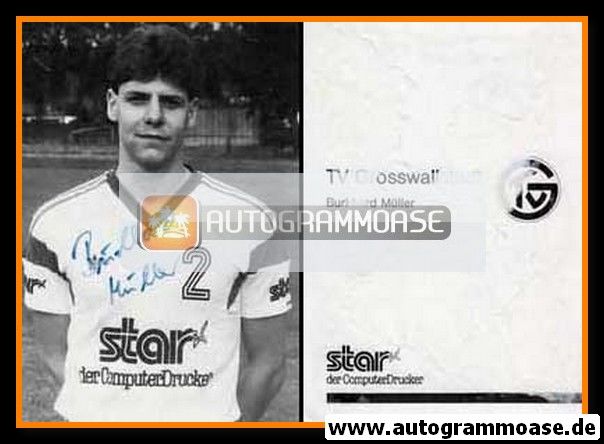 Autogramm Handball | TV Grosswallstadt | 1989 | Burkhard MÜLLER