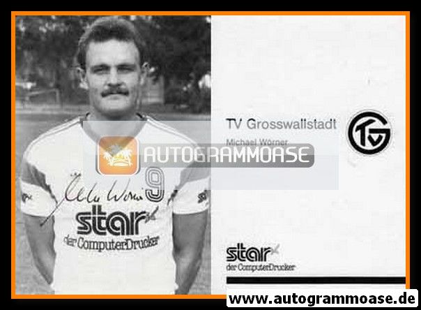 Autogramm Handball | TV Grosswallstadt | 1989 | Michael WÖRNER