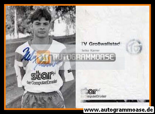Autogramm Handball | TV Grosswallstadt | 1990 | Heiko KARRER