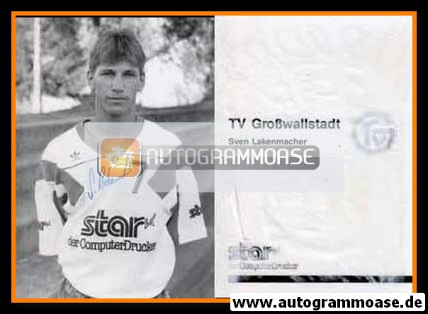 Autogramm Handball | TV Grosswallstadt | 1990 | Sven LAKENMACHER