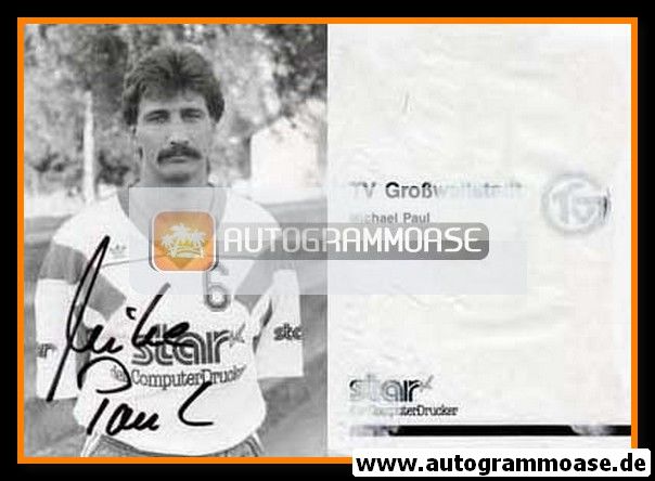 Autogramm Handball | TV Grosswallstadt | 1990 | Michael PAUL
