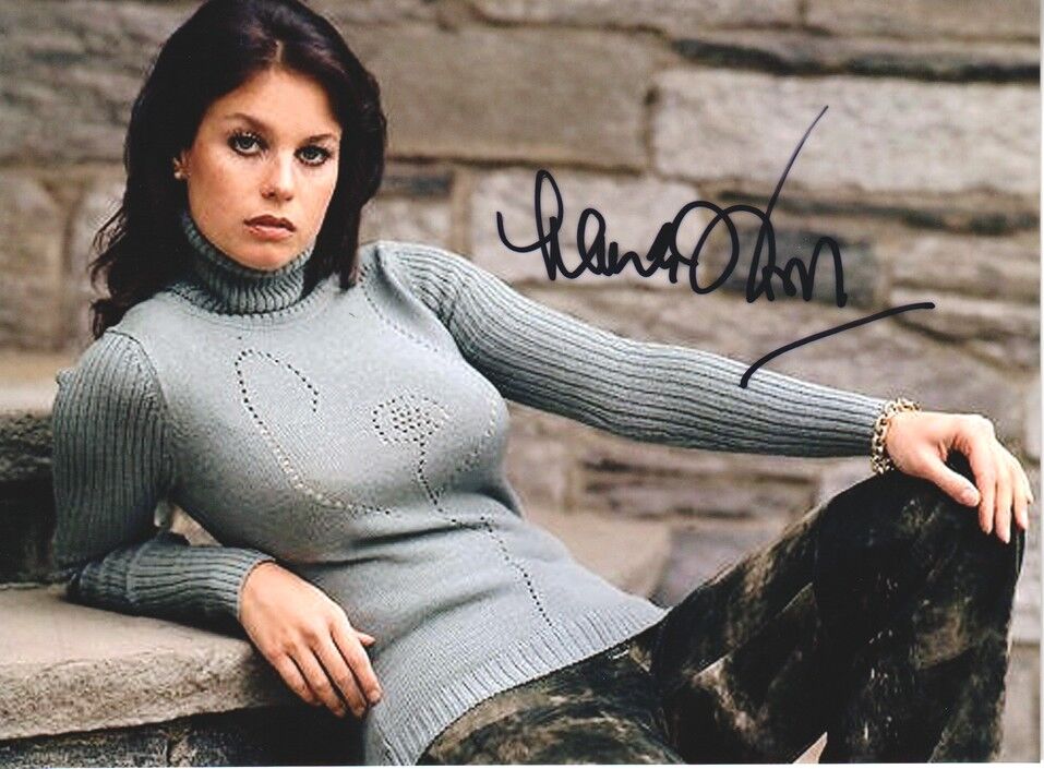 Autogramm Film (USA) | Lana WOOD | 1980er Foto (Portrait Color XM) SEXY